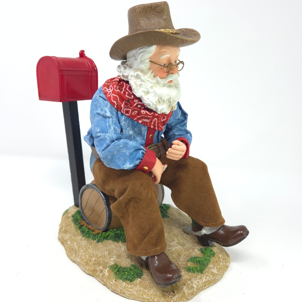 Possible Dreams Clothtique Cowboy Santa Western Christmas Howdy Partner 2003